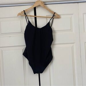 Hackwith Design House HDH Swim Black One Piece Swimsuit | Size large